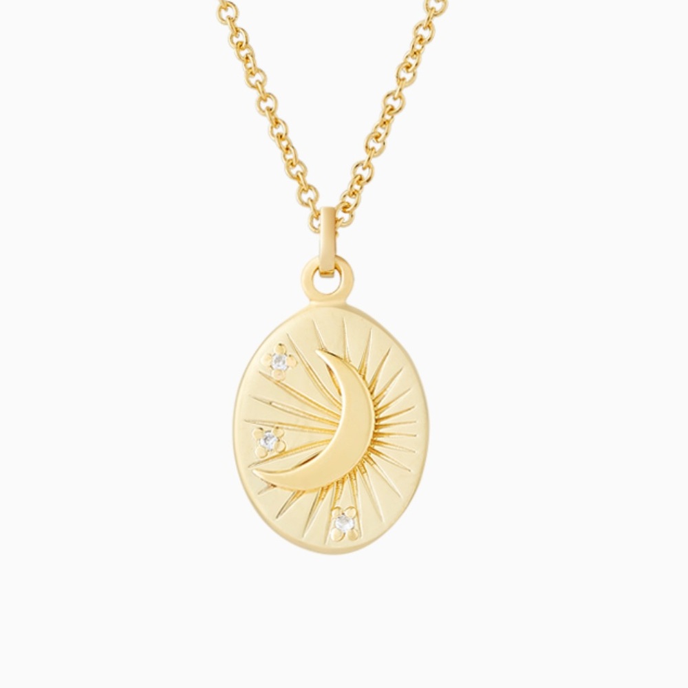 Mejuri Tarot Moon Necklace